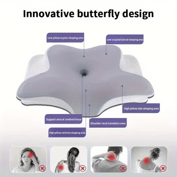 Memory Foam Pillows Butterfly Shaped