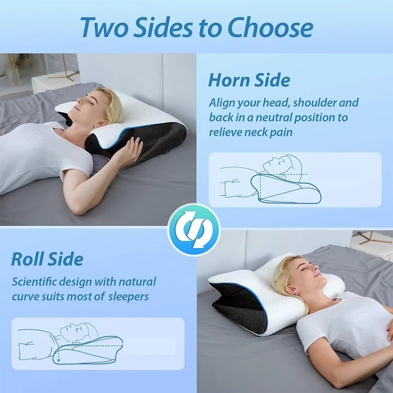 Butterfly Sleep Memory Neck Pillow Slow