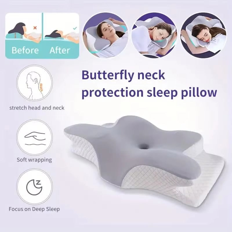 Memory Foam Pillows Butterfly Shaped